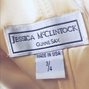 Vintage Jessica McClintock Gunne sax dress